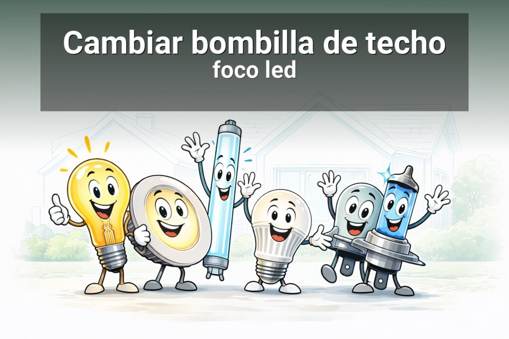 Cómo cambiar luz LED de techo: Guía fácil paso a paso | CambiarBombillas.es
