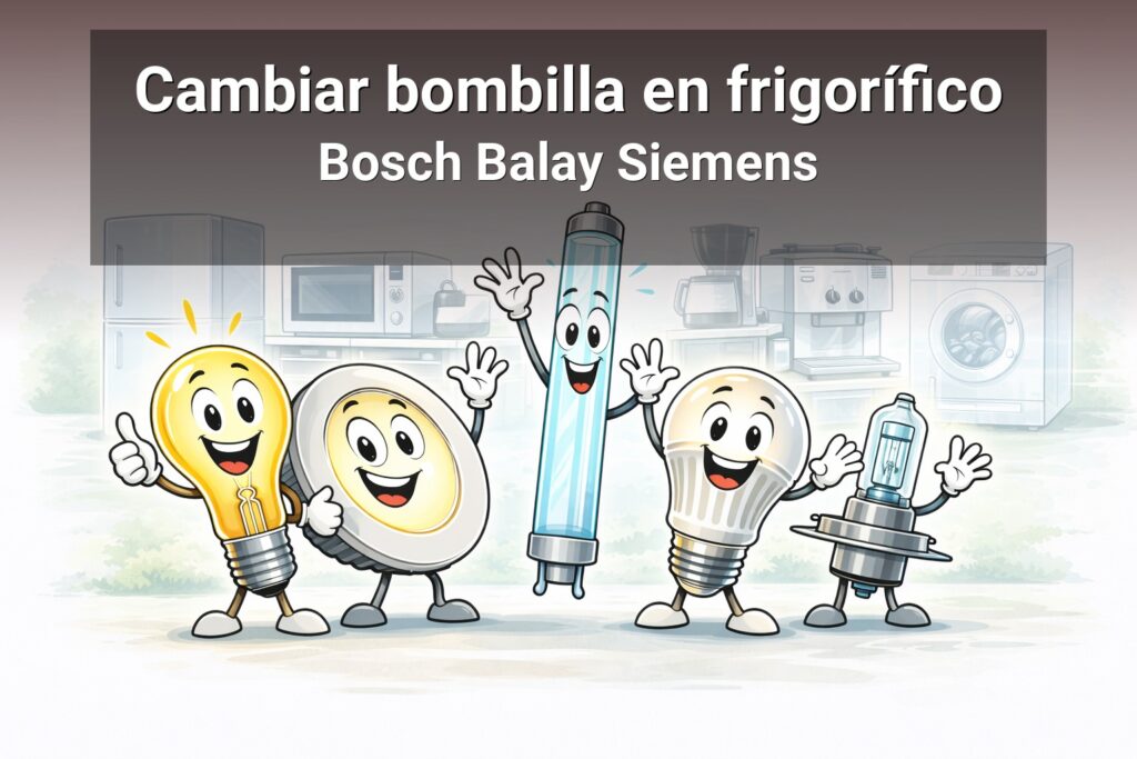 Cómo cambiar la luz LED interior de tu frigorífico Bosch, Balay o Siemens | CambiarBombillas.es