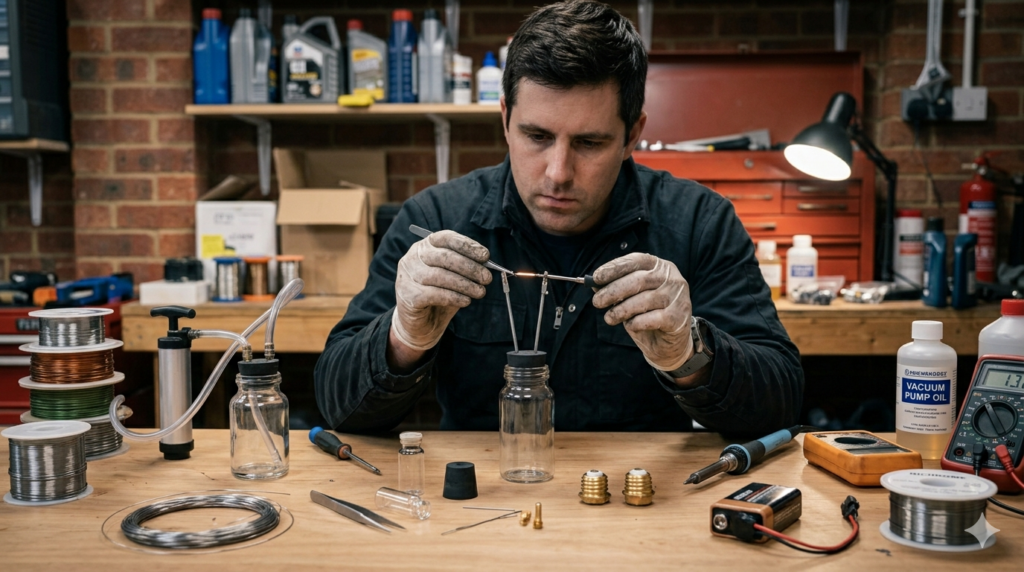 Cómo fabricar una bombilla casera